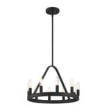 Carousel 10 Light Small Chandelier by Designers Fountain - D254C-10CH-BK