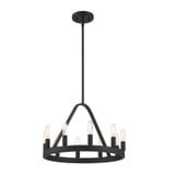 Carousel 10 Light Small Chandelier by Designers Fountain - D254C-10CH-BK
