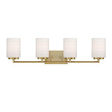 Leavenworth 4 Light Vanity Light by Designers Fountain - D257M-4B-BG