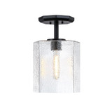 Haven 1 Light Semi Flush Mount 16.25 Inch Tall by Designers Fountain - D309M-SF
