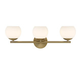 Moon Breeze 3 Light Vanity Light by Designers Fountain - D251H-3B-PN