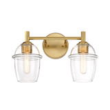 Summer Jazz 2 Light Bath Vanity 10 InchX16 Inch Wide by Designers Fountain - D310M-2B