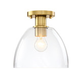 Indigo 1 Light Semi Flush Mount 10 InchX10 Inch Wide by Designers Fountain - D312M-SF