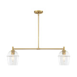 Summer Jazz 2 Light Island 10.5 Inch and 36 Inch Wide by Designers Fountain - D310M-IS