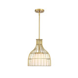 Evensong 1 Light Pendant 14.75 Inch and 12 Inch Wide by Designers Fountain - D340M-12P