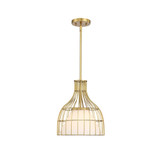 Evensong 1 Light Pendant 14.75 Inch and 12 Inch Wide by Designers Fountain - D340M-12P