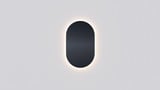 Argo 24W 1 LED Capsule Mirror 36 Inch Tall and 22 Inch Wide by Oxygen - 3-1401