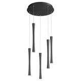 Sabre 27.5W 5 LED Light Medium Pendant by Oxygen - 3-6005