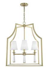 Baxter 4 Light Medium Chandelier by Crystorama - 8864