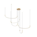 Talis 80W LED Pendant 9.25 Inch Tall and 70.5 Inch Wide by Kuzco - MP89570-UNV
