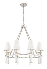 Baxter 8 Light Large Chandelier by Crystorama - 8867