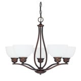 Stanton 5 Light Large Chandelier by Capital - 4035