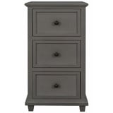3 Drawer Side Table 30 Inch Tall and 13 Inch Wide by Stylecraft - VSF25988