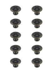 Corio 1.1 Inch Mushroom Knob (Pack of 10) by Elegant Decor - KB2010-10PK