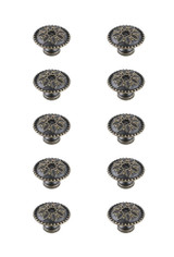 Corio 0.9 Inch Mushroom Knob (Pack of 10) by Elegant Decor - KB2011-10PK