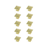 Cecil 1.3 Inch Square Knob (Pack of 10) by Elegant Decor - KB2025-10PK