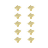Wilow 1 Inch Square Knob (Pack of 10) by Elegant Decor - KB2012-10PK