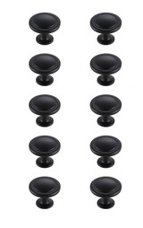 Logyn 1 Inch Mushroom Knob (Pack of 10) by Elegant Decor - KB2005-10PK