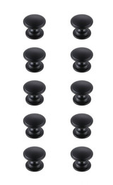 Kaid 1.2 Inch Mushroom Knob (Pack of 10) by Elegant Decor - KB2004-10PK