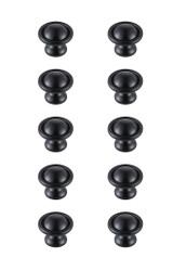 Kadea 1.2 Inch Mushroom Knob (Pack of 10) by Elegant Decor - KB2008-10PK