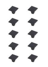 Wilow 1 Inch Square Knob (Pack of 10) by Elegant Decor - KB2012-10PK
