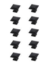 Cecil 1.3 Inch Square Knob (Pack of 10) by Elegant Decor - KB2025-10PK