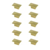 Perry 1.9 Inch Rectangular Knob (Pack of 10) by Elegant Decor - KB2026-10PK