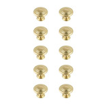 Minu 1 Inch Mushroom Knob (Pack of 10) by Elegant Decor - KB2006-10PK