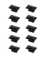 Perry 1.9 Inch Rectangular Knob (Pack of 10) by Elegant Decor - KB2026-10PK