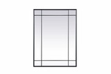 Viola French Panel Wall Mirror 40 Inch X 30 Inch Length by Elegant Décor - MR3A3040