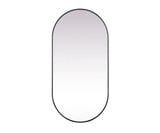Asha Oval Mirror 72 Inch Tall and 36 Inch Wide by Elegant Decor - MR2A3672