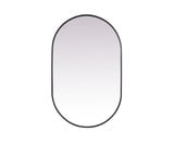 Asha Oval Mirror 48 Inch Tall and 30 Inch Wide by Elegant Decor - MR2A3048