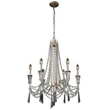 Barcelona 6 Light Large Chandelier by Varaluz - 270C06