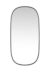 Brynn Oval Mirror 60 Inch Tall and 30 Inch Wide by Elegant Decor - MR2B3060