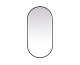 Asha Oval Mirror 48 Inch Tall and 24 Inch Wide by Elegant Decor - MR2A2448
