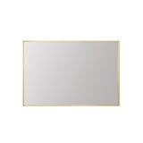 Grace Aluminum Frame Rectangle Mirror 42 Inch Wide by Elegant Décor - MR73042