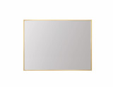 Grace Aluminum Frame Rectangle Mirror 27 Inch Length by Elegant Décor - MR72736