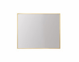 Grace Aluminum Frame Square Mirror 36 Inch Wide by Elegant Décor - MR73036