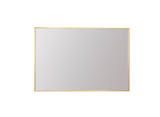 Grace Aluminum Frame Rectangle Mirror 24 Inch Length by Elegant Décor - MR72436