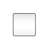 Evermore Soft Corner Square Vanity Mirror 30X30 Inch Wide by Elegant Decor - MR803030