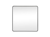 Evermore Soft Corner Square Vanity Mirror 42X42 Inch Wide by Elegant Decor - MR804242