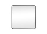 Evermore Soft Corner Square Vanity Mirror 42X42 Inch Wide by Elegant Decor - MR804242