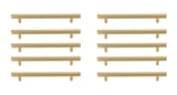 Dior 7.56 Inch Center to Center Bar Pull (Pack of 10) by Elegant Decor - PL402-7-10PK