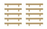 Dior 4 Inch Center to Center Bar Pull (Pack of 10) by Elegant Decor - PL402-4-10PK