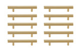 Dior 4 Inch Center to Center Bar Pull (Pack of 10) by Elegant Decor - PL402-4-10PK