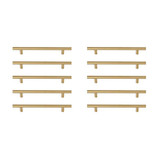 Quinn 6.31 Inch Center to Center Bar Pull (Pack of 10) by Elegant Decor - PL400-6-10PK