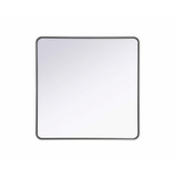 Remy Contour Metal Square Mirror 42 Inch X 42 Inch Wide by Elegant Décor - MR8A4242
