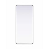 Remy Contour Metal Rectangle Mirror 72 Inch X 32 Inch Wide by Elegant Décor - MR8A3272