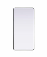 Remy Contour Metal Rectangle Mirror 60 Inch X 30 Inch Wide by Elegant Décor - MR8A3060