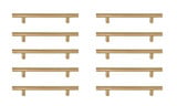 Quinn 5 Inch Center to Center Bar Pull (Pack of 10) by Elegant Decor - PL400-5-10PK